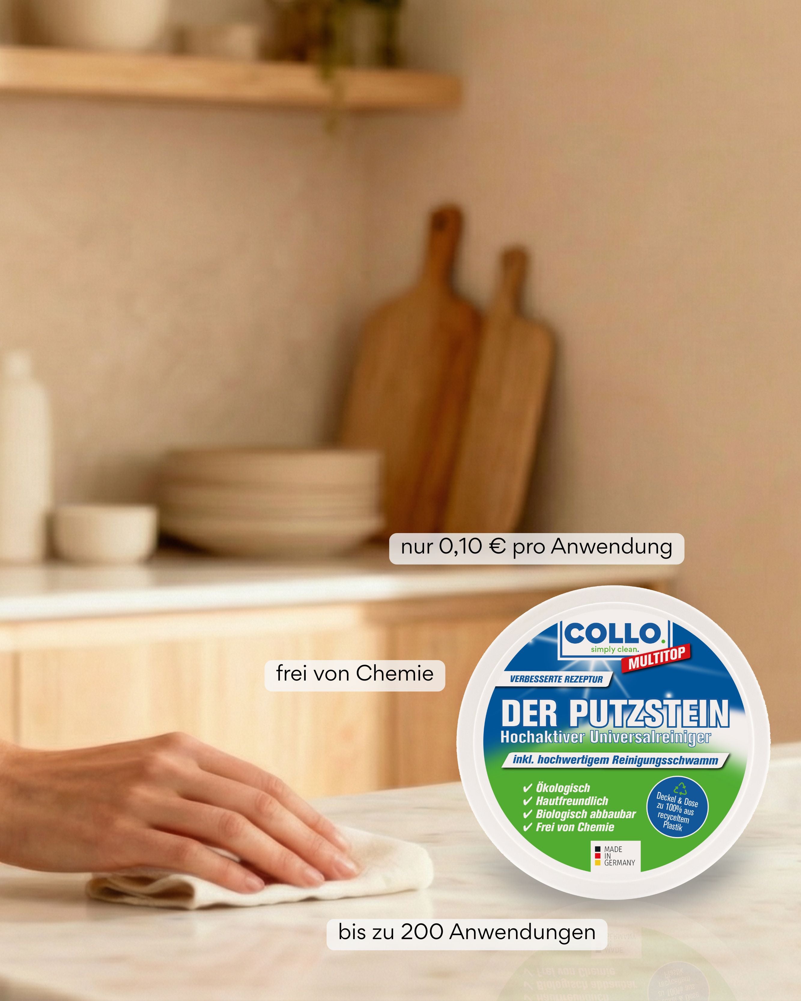 MULTITOP Putzstein – 3er-Set