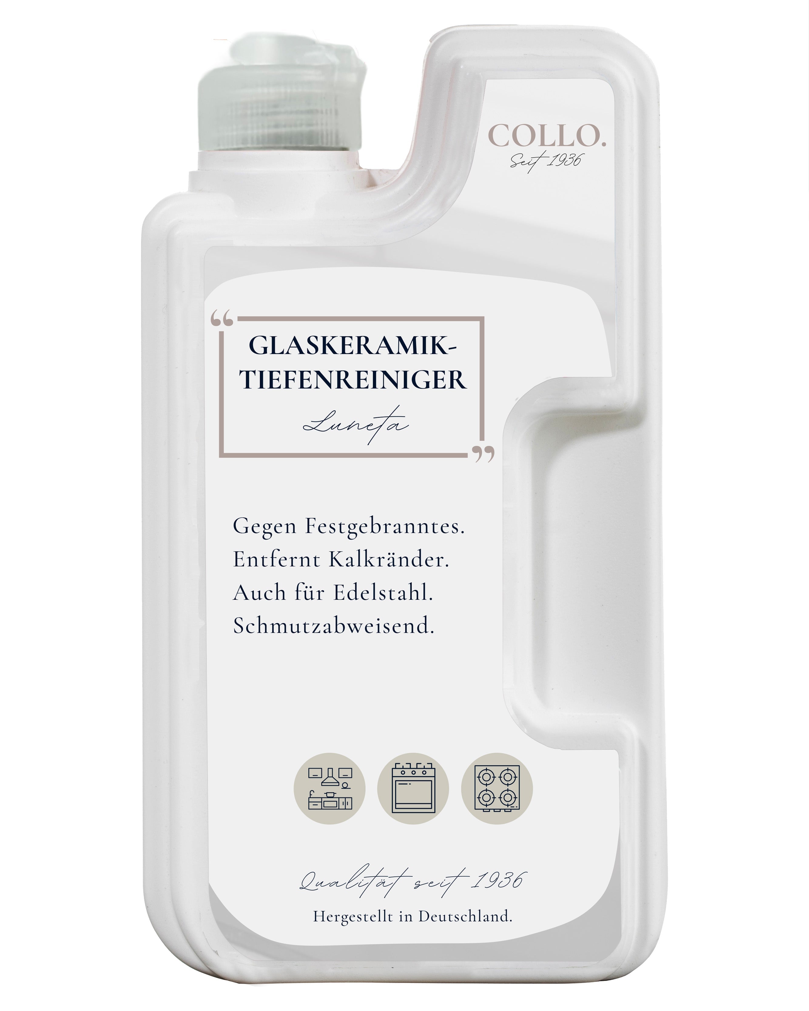 Luneta - Glaskeramik - und Ceranfeldreiniger | Edelstahlpflege - 0065 - COLLO. simply clean.