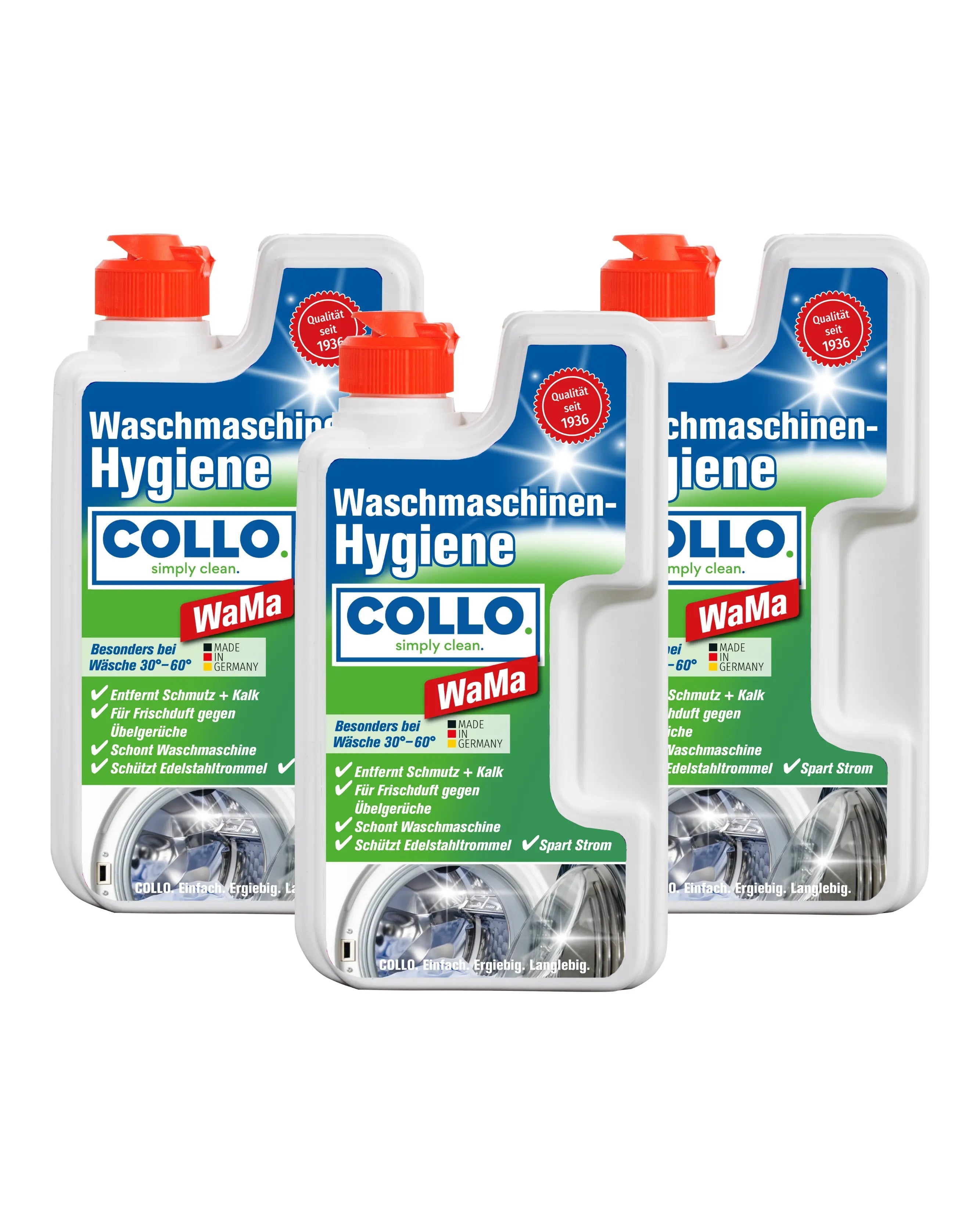 Vorteilsset: 3x WaMa Waschmaschinenreiniger - Waschmaschine stinkt -0006.3 - COLLO. simply clean.