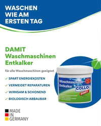 Thumbnail for Vorteilsset: 5x Damit - Waschmaschinen Entkalker - Entkalker für die Waschmaschine - 0022 01.5 - COLLO. simply clean.