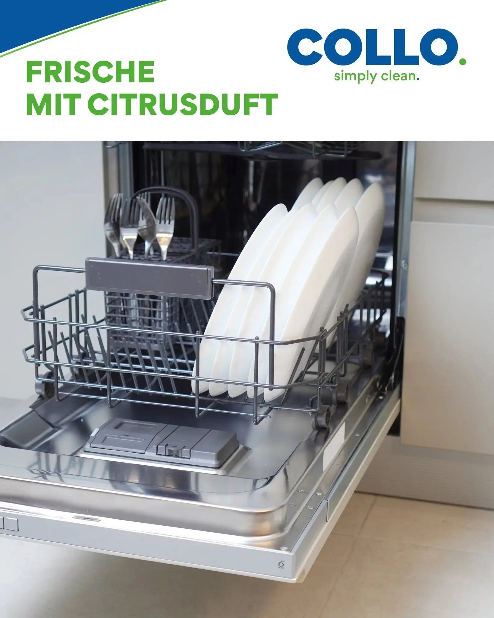 Vorteilsset: 5x Klarspüler für Spülmaschinen - 0084.5 - COLLO. simply clean.