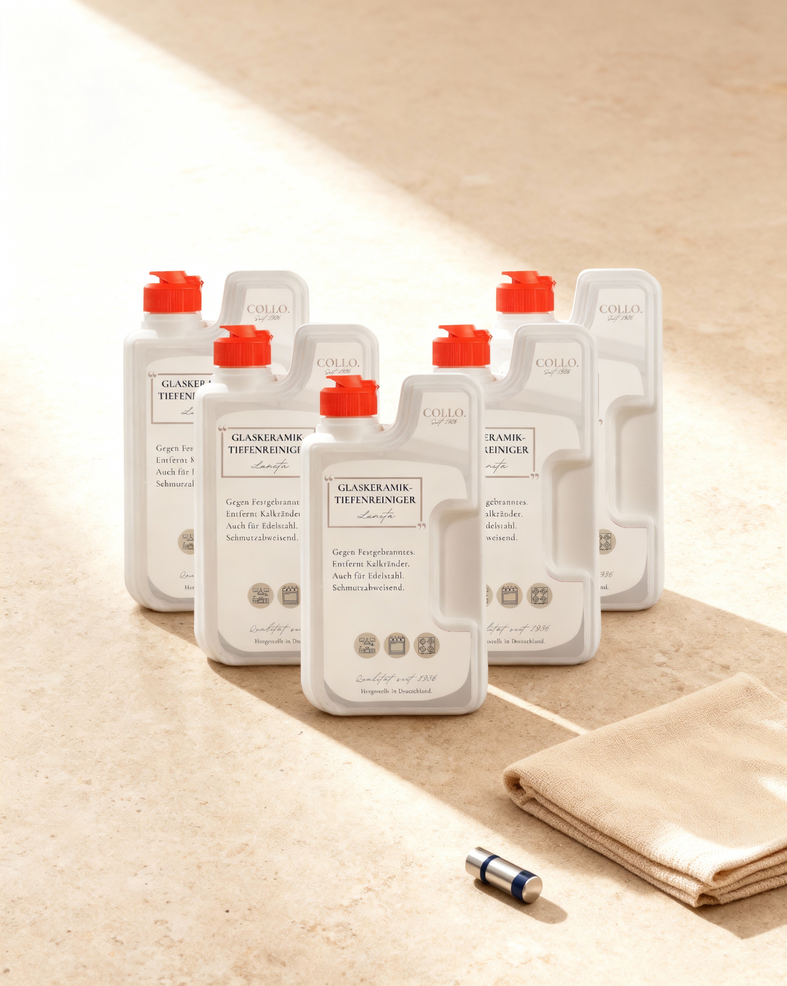 Vorteilsset: 5x Luneta - Glaskeramik- und Ceranfeldreiniger | Edelstahlpflege