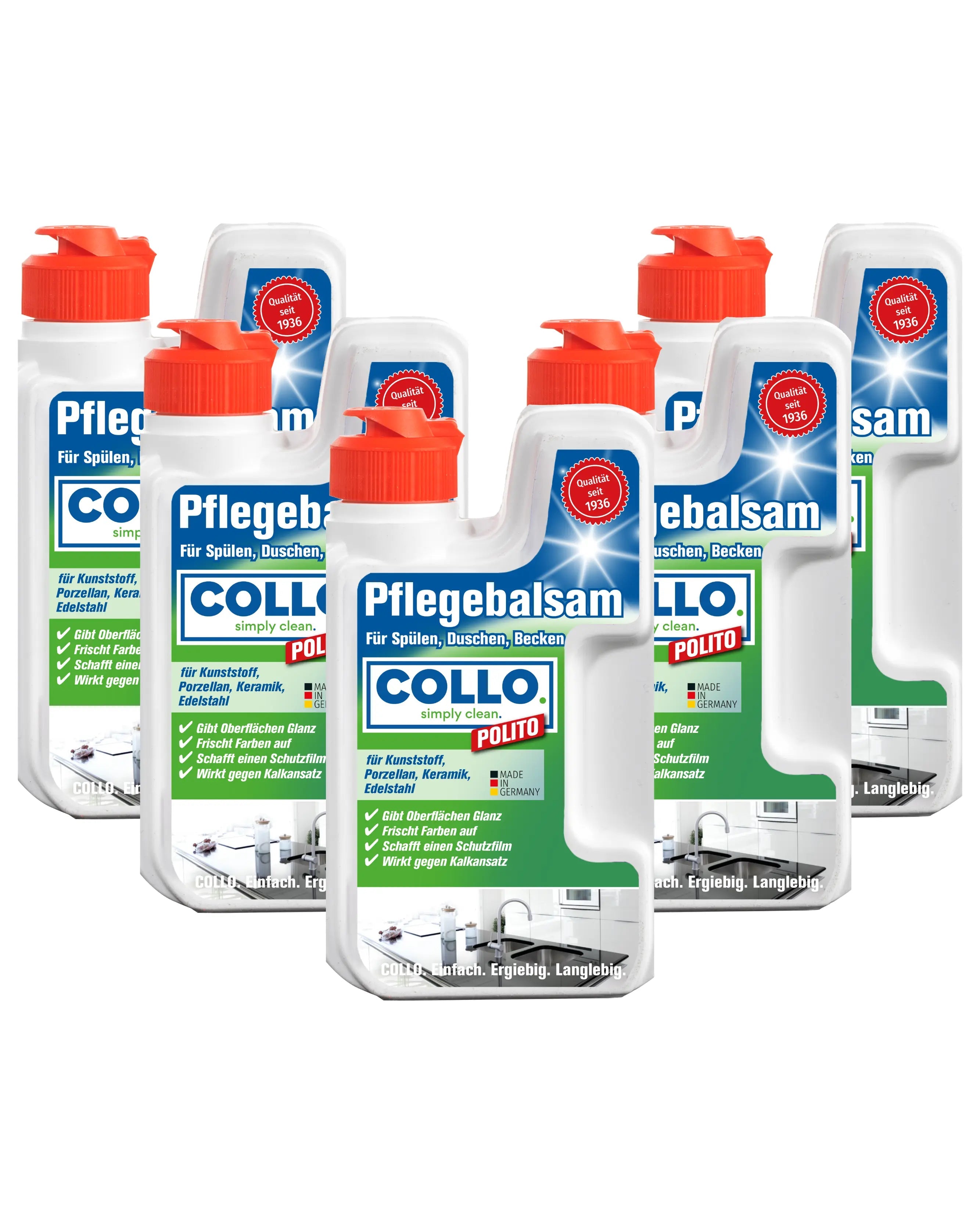 Vorteilsset: 5x Polito - Spülbecken- & Keramik-Politur