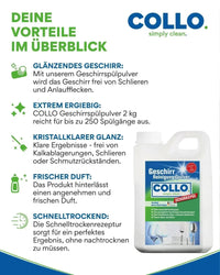 Thumbnail for Vorteilsset: 5x Spülmaschinenpulver - 1 kg - 0093.5 - COLLO. simply clean.