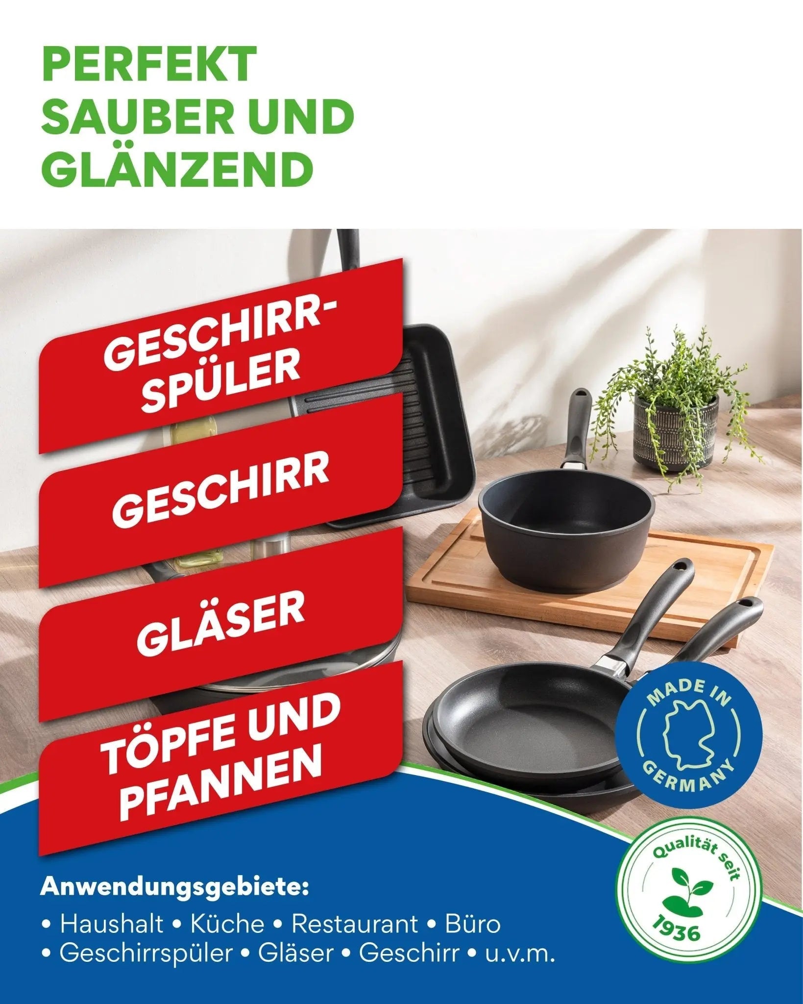 Vorteilsset: 5x Spülmaschinensalz - 2kg - 0094.5 - COLLO. simply clean.